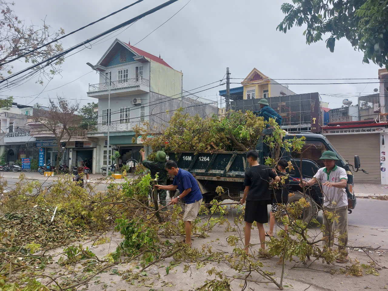 Huyện An Lão khẩn trương khắc phục hậu quả cơn bão số 3